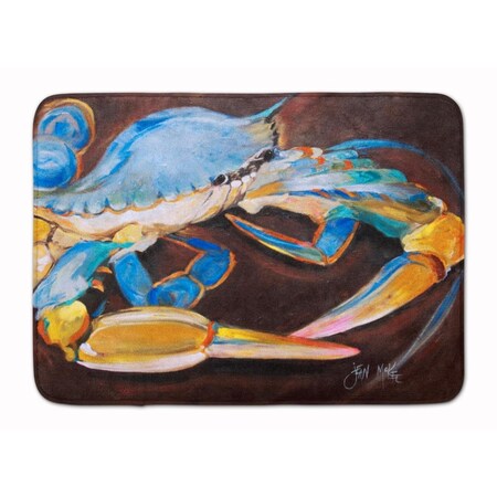 Carolines Treasures Blue Crab Machine Washable Memory Foam Mat JMK1090RUG